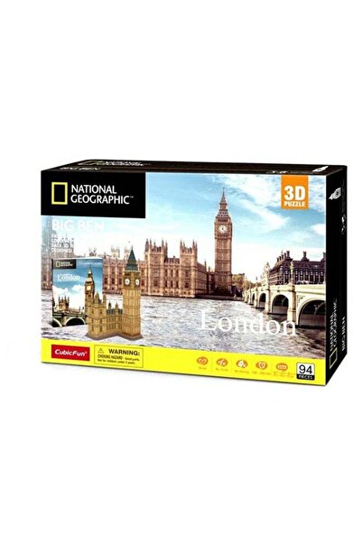Generic 94-Piece London Big Ben 3D Puzzle Playset 25.7x20.9x49.2cm