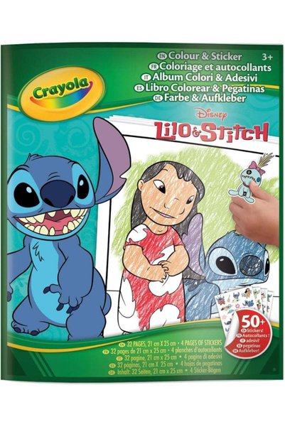 Generic Crayola Color & Sticker Lilo & Stitch
