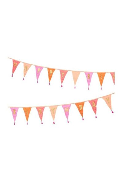 Generic Happy Birthday Fabric Bunting