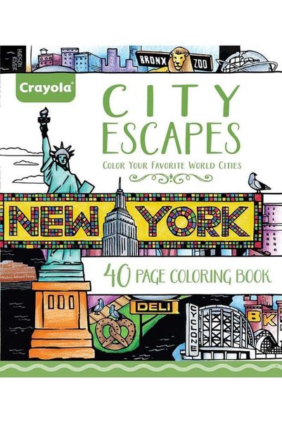 Generic Adult Coloring, City Escapes Coloring Books