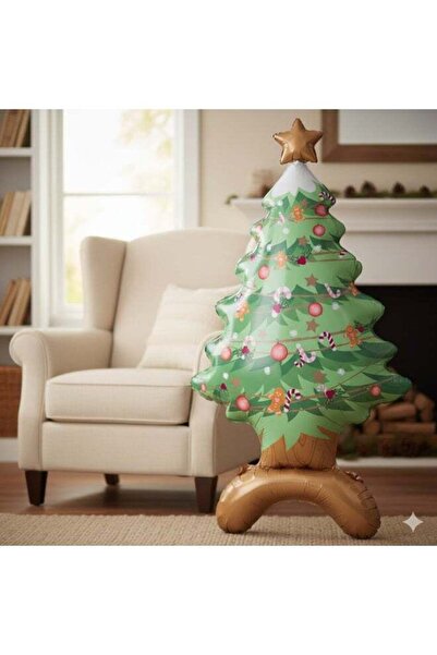 Generic Ciao Christmas Tree Standing Balloon 79cm – Green Foil Mylar Balloon ...