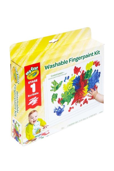 Generic Washable Fingerpaint Kit, Stage 1 6.4 x 27.9 x 25.4cm