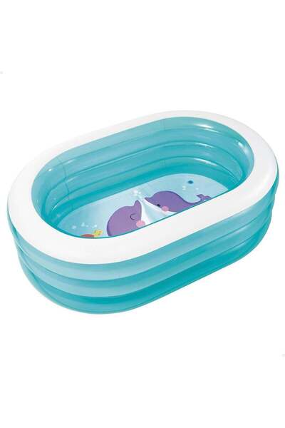 Generic Oval Whale Fun Inflatable Pool | 163 x 107 x 46 cm | Multicolor | 2+ ...