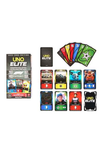 Generic Elite Formula 1 2025 Core Edition Starter Pack Card Game with 4 Game ...
