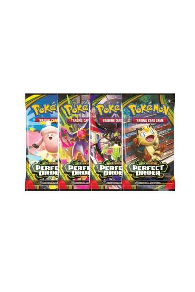 Generic Pokémon TCG Mega Evolution—Perfect Order Booster Pack, 10 Trading Car...