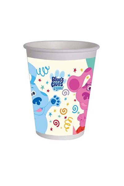 Generic Ciao Blue’s Clues & You! Compostable Paper Cups – 255 ml Party Cups (...