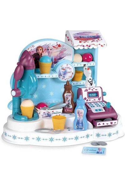 Generic Frozen Ice Cream Stand Cash Register For Kids 22 Accessories + 1 Olaf...