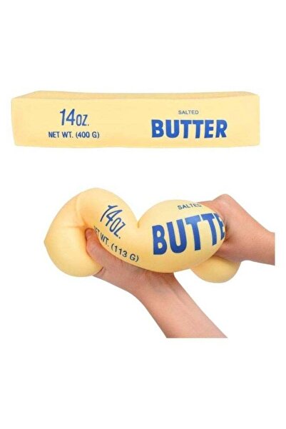 Generic Sunny Days Butter Squishy Sensory Toy (28 cm, Yellow)