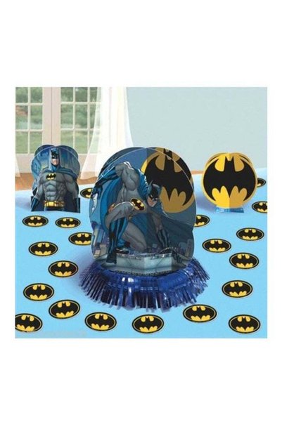 Generic 23-Piece Batman Table Decorating Kit Birthday Theme Party Supplies
