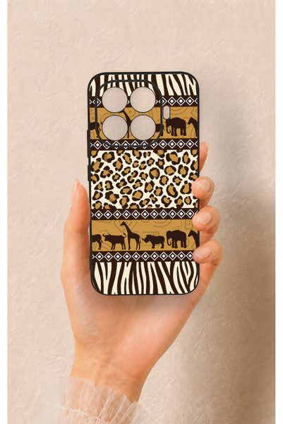 Vip Case Mi 15t Pro Compatible African Safari Pattern Silicone Case