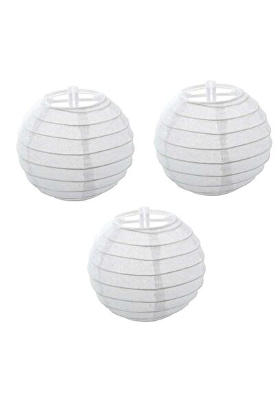 Generic 3-Piece Round Paper Lantern Set 9.5inch Decorations Party Supplies 9....