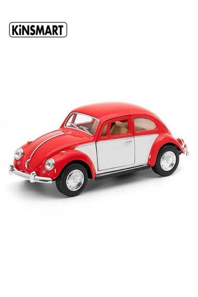Generic Kinsmart 1:32 1967 Volkswagen Classic Beetle Die-Cast Model Car (Red)...