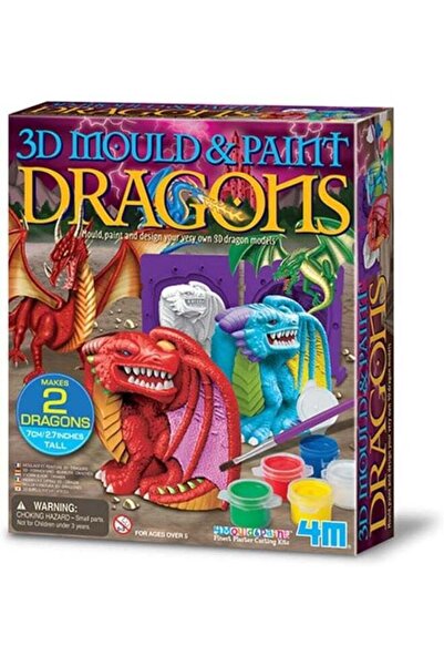 Generic Mould & Paint - 3D Dragon - A Mould and Paint kit for Children Ages 5...
