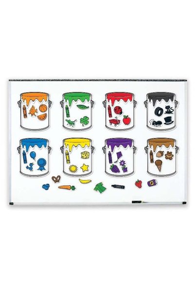 Generic Magnetic Paint Can Color Sorting (30-Piece Set, Multi-Color, Ages 3+)