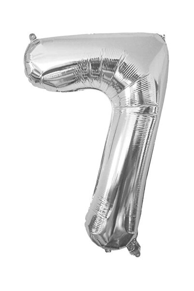 Generic Ciao Silver Foil Balloon Number 7 – 86 cm Large Metallic Balloon for ...
