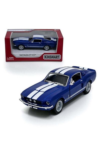 Generic Kinsmart 1:38 1967 Shelby GT500 Die-Cast Model Car (Blue) – Pull Back...