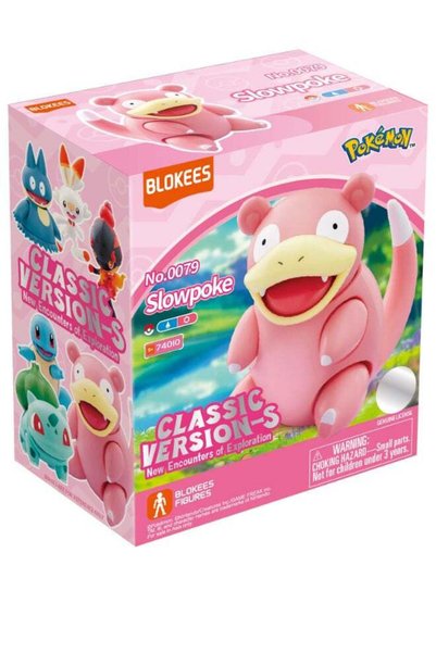 Generic Blokees Figures - Pokémon 74010-Pokémon Classic Version CV-S - Slowpoke