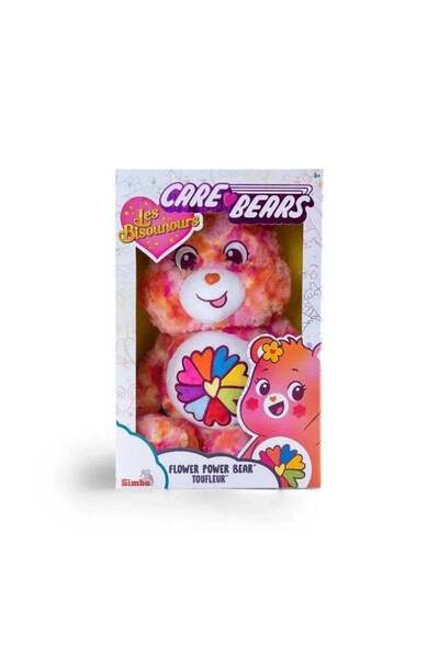 Generic Care Bears Flower Power Bear Plush Toy (23 cm, Red/Orange)