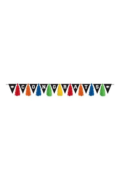 Generic Graduation Multicolor Tassel Garland Decorations Party Supplies