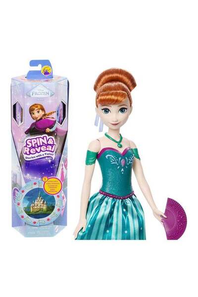 Generic Frozen Anna Fashion Doll Set, Spin & Reveal with 11 Surprises Includi...