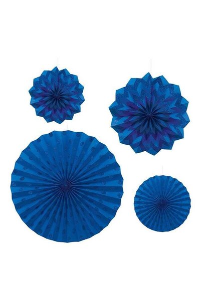 Generic 4-Piece Glitter Fan Set Party Decorations Party Supplies