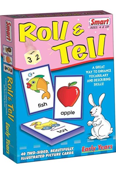 Generic Creative's Smart Roll & Tell Educational Game - Vocabulary Picture Ca...