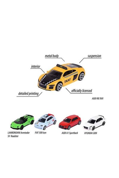 Generic Majorette WOW 5 Pieces Die-Cast Set, 4 Assorted Styles, 5 Officially ...