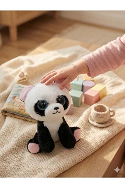 Generic Fluffmals Soft Plush Animal Toy – MISS PANDA 15cm | Cute Mini Stuffed...