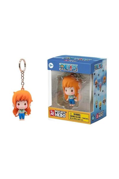 Generic One Piece Collectible Keychain Pocket Hero Chibi Series - Nami