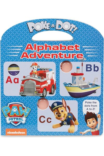 Generic PAW Patrol Children's Book - Poke-A-Dot: Alphabet Adventure, One Size