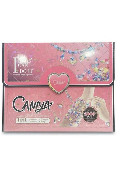 Generic Caniya 4-in-1 DIY Beads Jewelry Making Kit with Book Shaped Jewelry B...