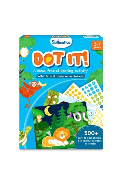 Generic Dot It Animals, No Mess Sticker Art for Kids, Craft Kits, DIY Activit...