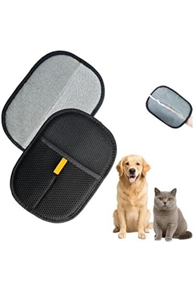 GENERAL Pet Hair Removal Gloves for Cats and Dogs Reusable Double-Sided Brush...