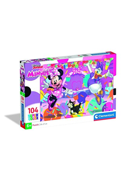 Generic Clementoni Puzzle Minnie Mouse Party Time 104-Pieces | Jigsaw Puzzle ...