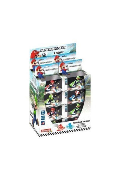 Generic Pull & Speed Mario Kart I 1:43 Scale I Assorted Styles