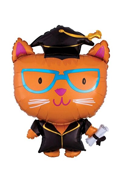 Generic Graduation Cat SuperShape Foil Balloon Decorations Party Supplies