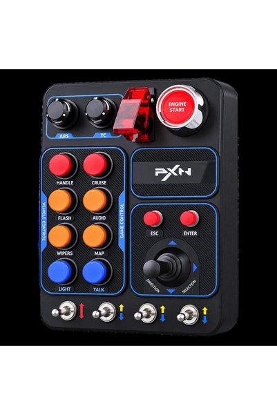 cosmostech PXN CB1 Gaming Button Box RGB Simülasyon Kontrol Paneli 30 Program...