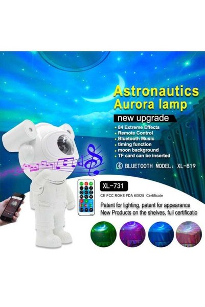 Generic CRONY BT Astronaut Projection Light, Sky Moon Star Night Light, Galax...