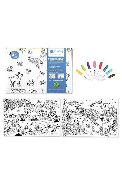 Generic Doodle Placemats - Animal Series