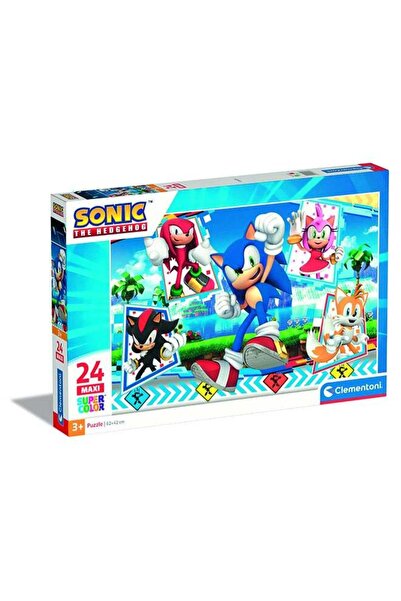 Generic 24 Piece Maxi Puzzle – Sonic The Hedgehog | Kids Puzzle Large Pieces ...