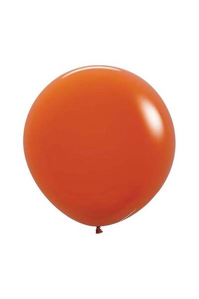 Generic Sunset Orange Balloons 3PCS/BAG Premium Latex Vibrant Orange Shade Pe...