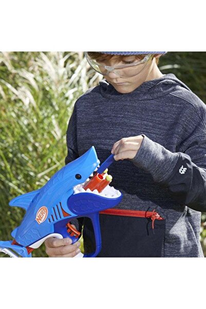 Generic Nerf, Junior Wild Sharkfire, Easy Play Dart Blaster, 8 Elite Darts, B...