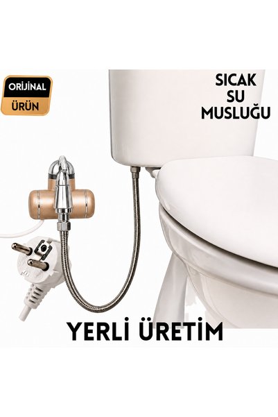 Sıcak Musluk Taharet - FHR-2G Altın Sarı
