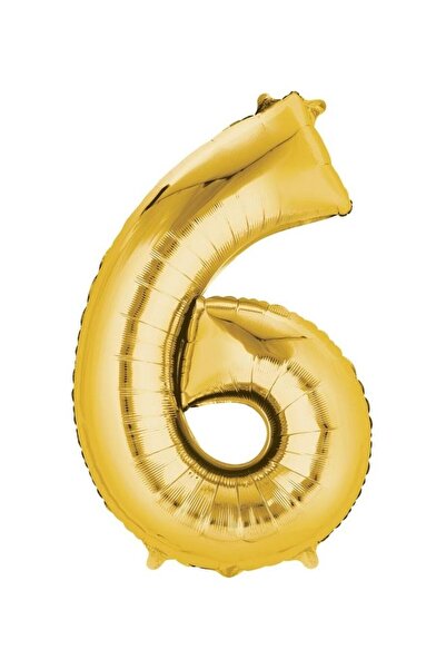 Generic Number 6 Shape Foil Balloon 34inch Decorations Party Supplies 34inch