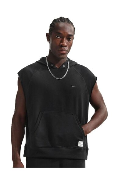 Nike Erkek Sweatshirt M NK DF FLC SLVLS HOODIE Kolsuz Sweatshirt