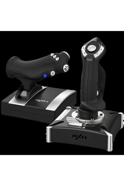 cosmostech PXN 2119 Pro Flight Stick Uçuş Simülasyon Joystick Seti – Gaz Koll...