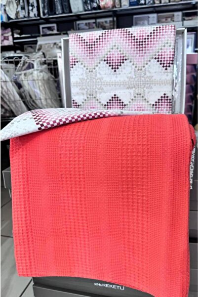 Çeyiz Diyarı Petek Single Cotton Pique Set Orange