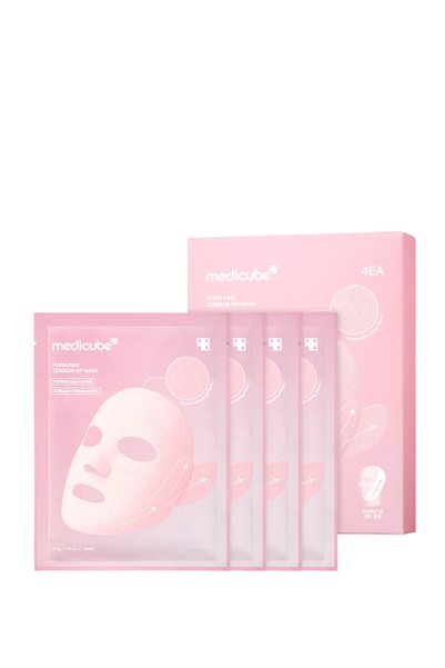 Medicube PDRN Pink Lift Up Mask Box Set Nemlendirici Sıkılaştırıcı 4'lü Kağıt...