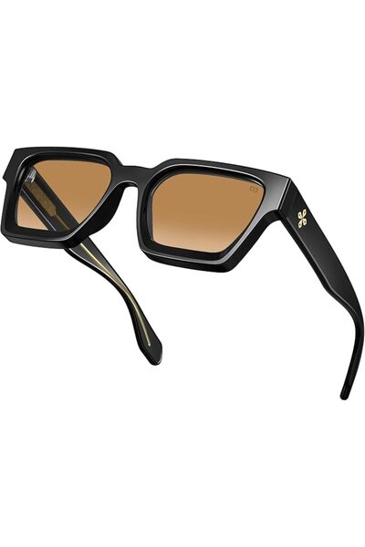 VISOONE Fashion 100% UV400 Protection Rectangle TR90 Y2K Sunglasses Accessori...