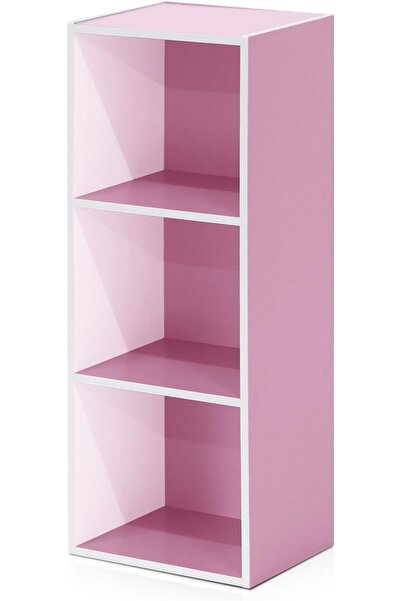 GENERAL Furinno Luder Shelf Bookcase with 1 Door Storage Cabinet, White